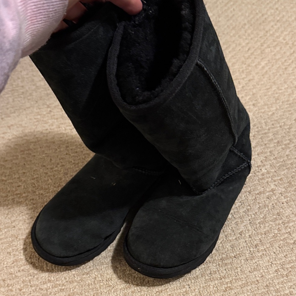 UGG Black Suede Boots